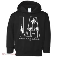 Classic LA Los Angeles Logo Toddler Hoodie thumb 0