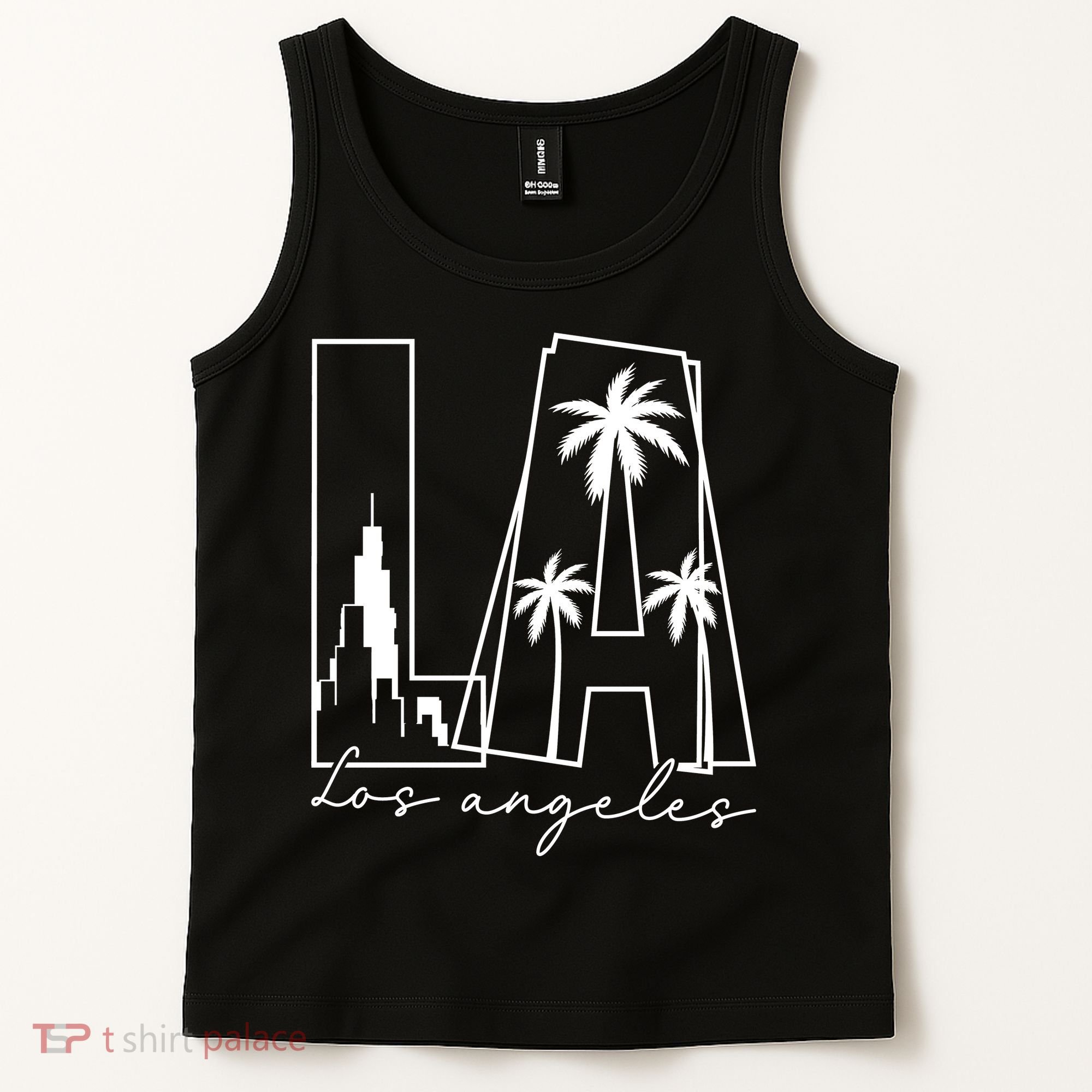 Classic LA Los Angeles Logo Tank Top