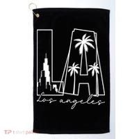 Classic LA Los Angeles Logo Golf Towel thumb 0