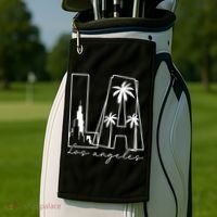 Classic LA Los Angeles Logo Golf Towel thumb 2
