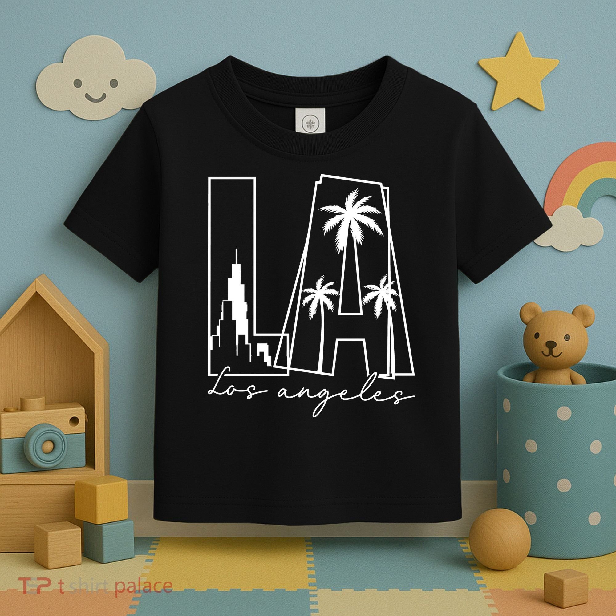 Classic LA Los Angeles Logo Toddler T-Shirt