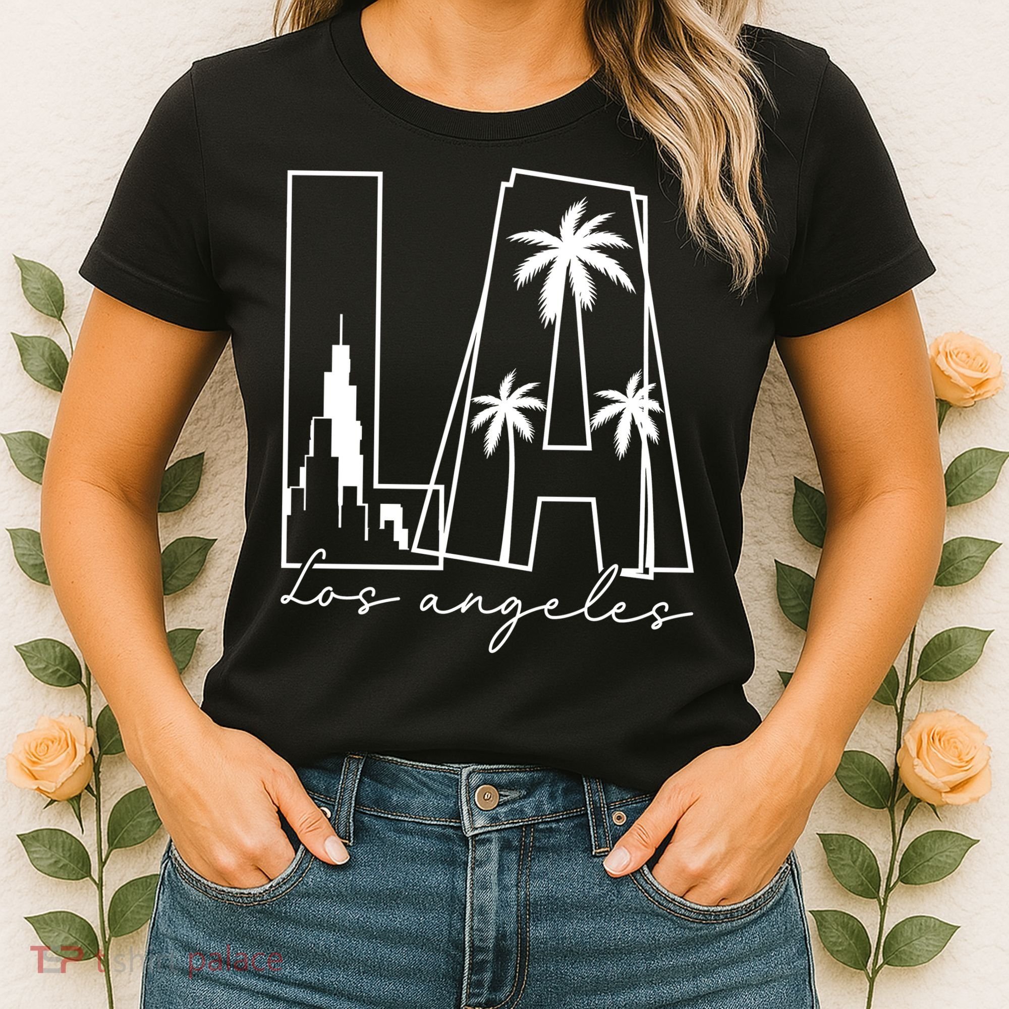 Classic LA Los Angeles Logo Women's T-Shirt