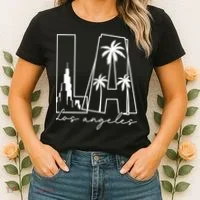 Classic LA Los Angeles Logo Women's T-Shirt thumb 2