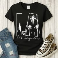 Classic LA Los Angeles Logo Women's T-Shirt thumb 3