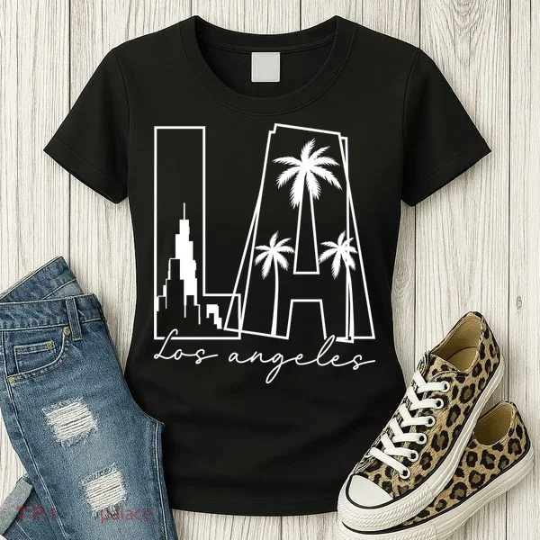 Classic LA Los Angeles Logo Women's T-Shirt