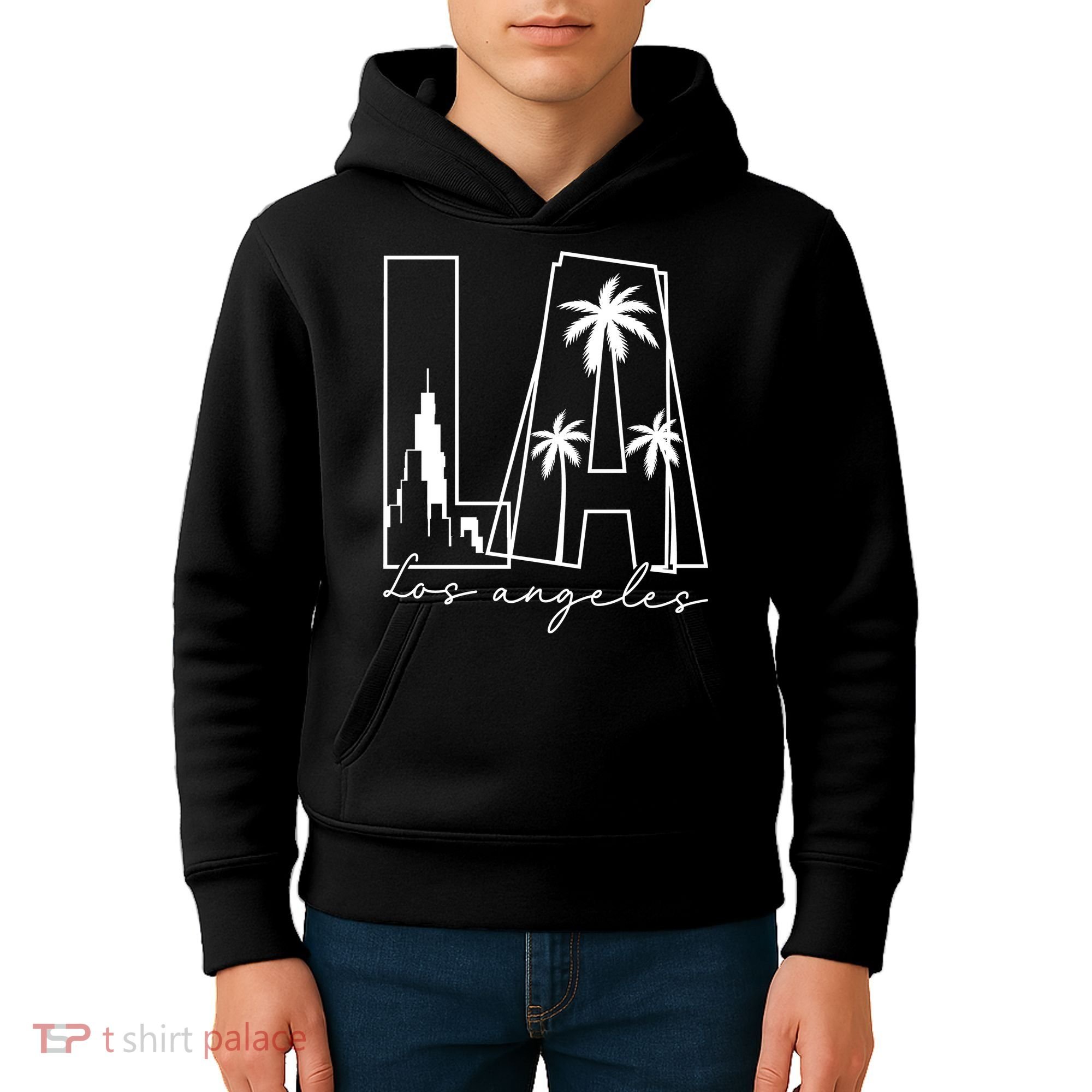 Classic LA Los Angeles Logo Kids Hoodie
