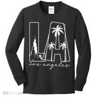 Classic LA Los Angeles Logo Kids Long Sleeve Shirt thumb 0