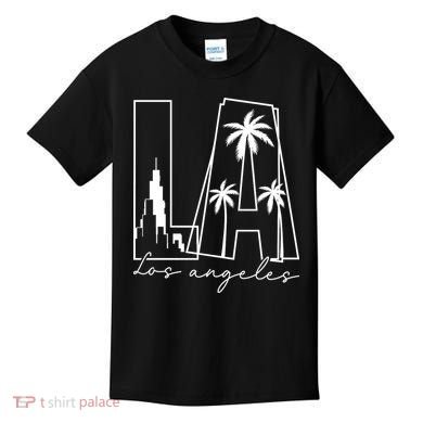 Classic LA Los Angeles Logo Kids T-Shirt