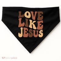 Christian Love Like Jesus Melanin Black History USA-Made Doggie Bandana thumb 0