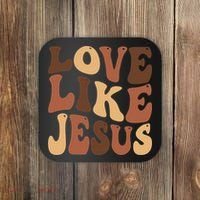 Christian Love Like Jesus Melanin Black History Coaster thumb 0