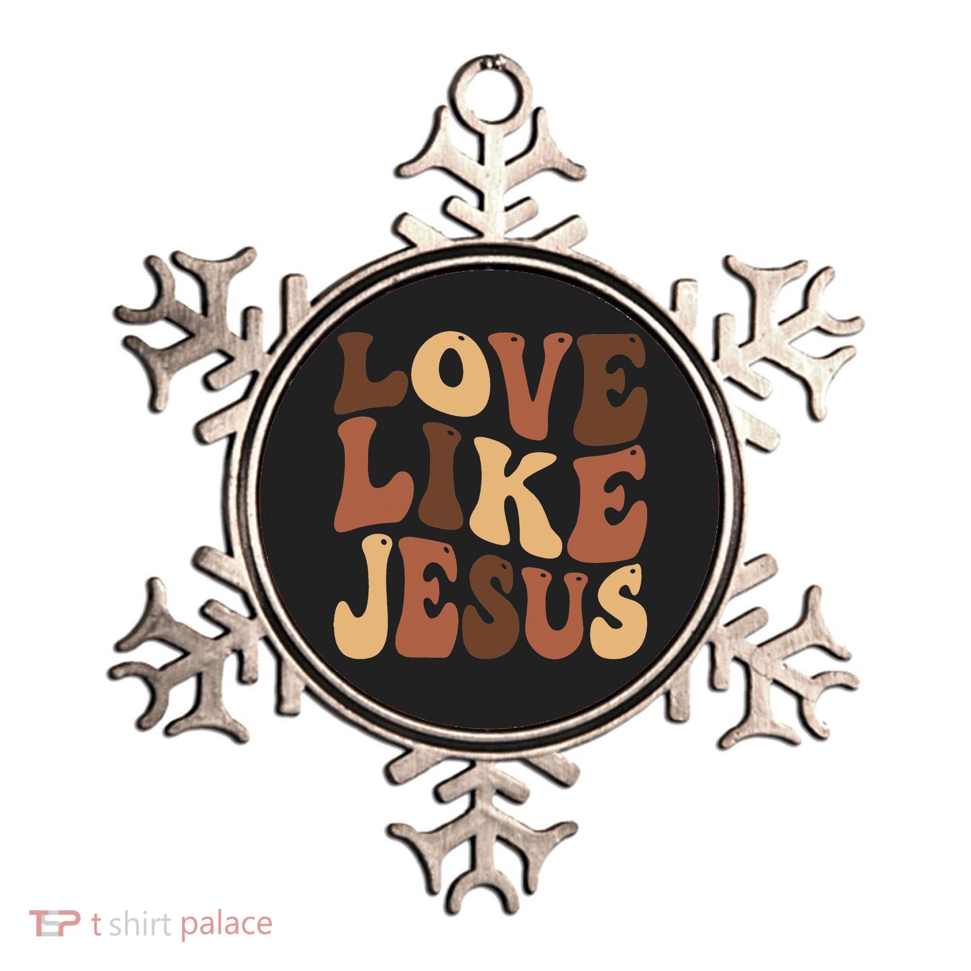 Christian Love Like Jesus Melanin Black History Ornament