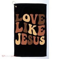 Christian Love Like Jesus Melanin Black History Golf Towel thumb 0