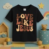 Christian Love Like Jesus Melanin Black History Toddler T-Shirt thumb 3
