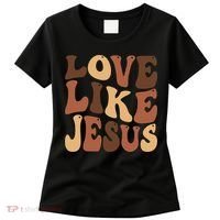 Christian Love Like Jesus Melanin Black History Women's T-Shirt thumb 0
