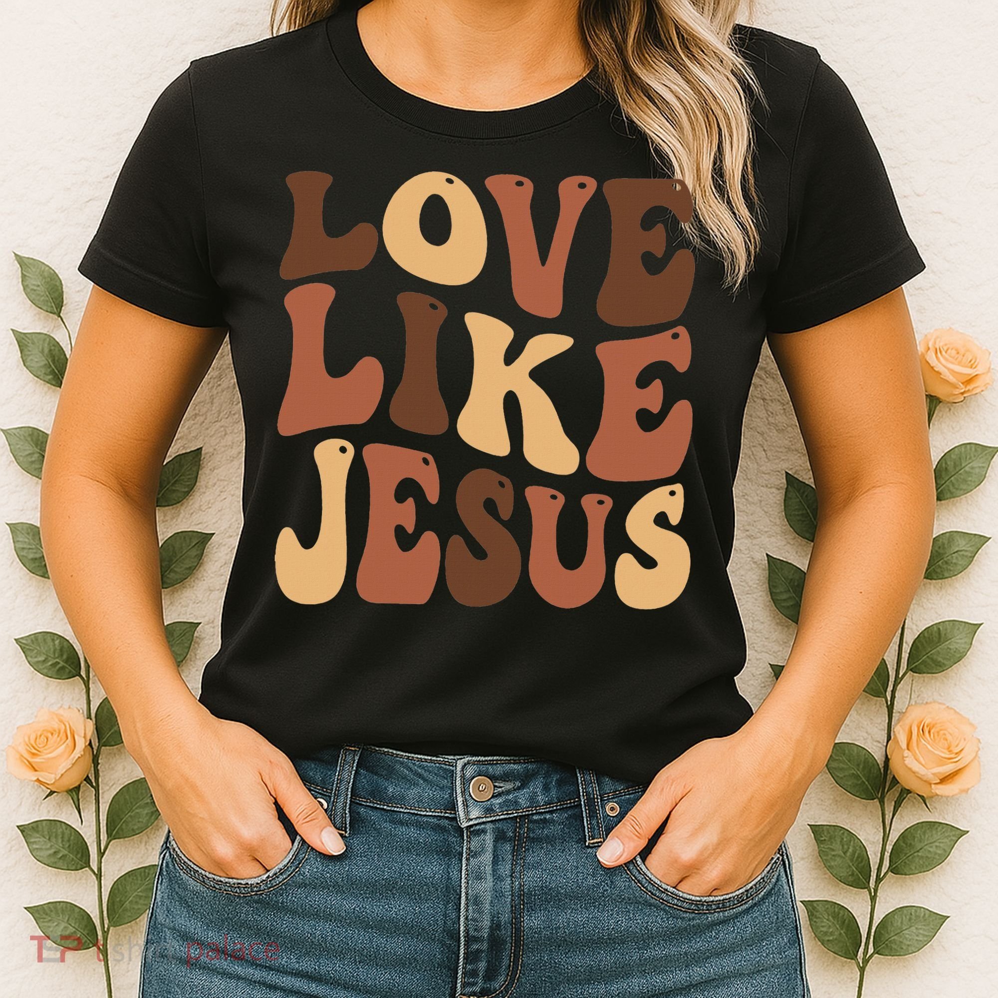 Christian Love Like Jesus Melanin Black History Women's T-Shirt