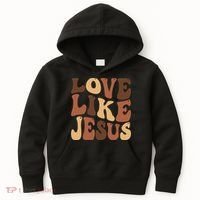 Christian Love Like Jesus Melanin Black History Kids Hoodie thumb 0