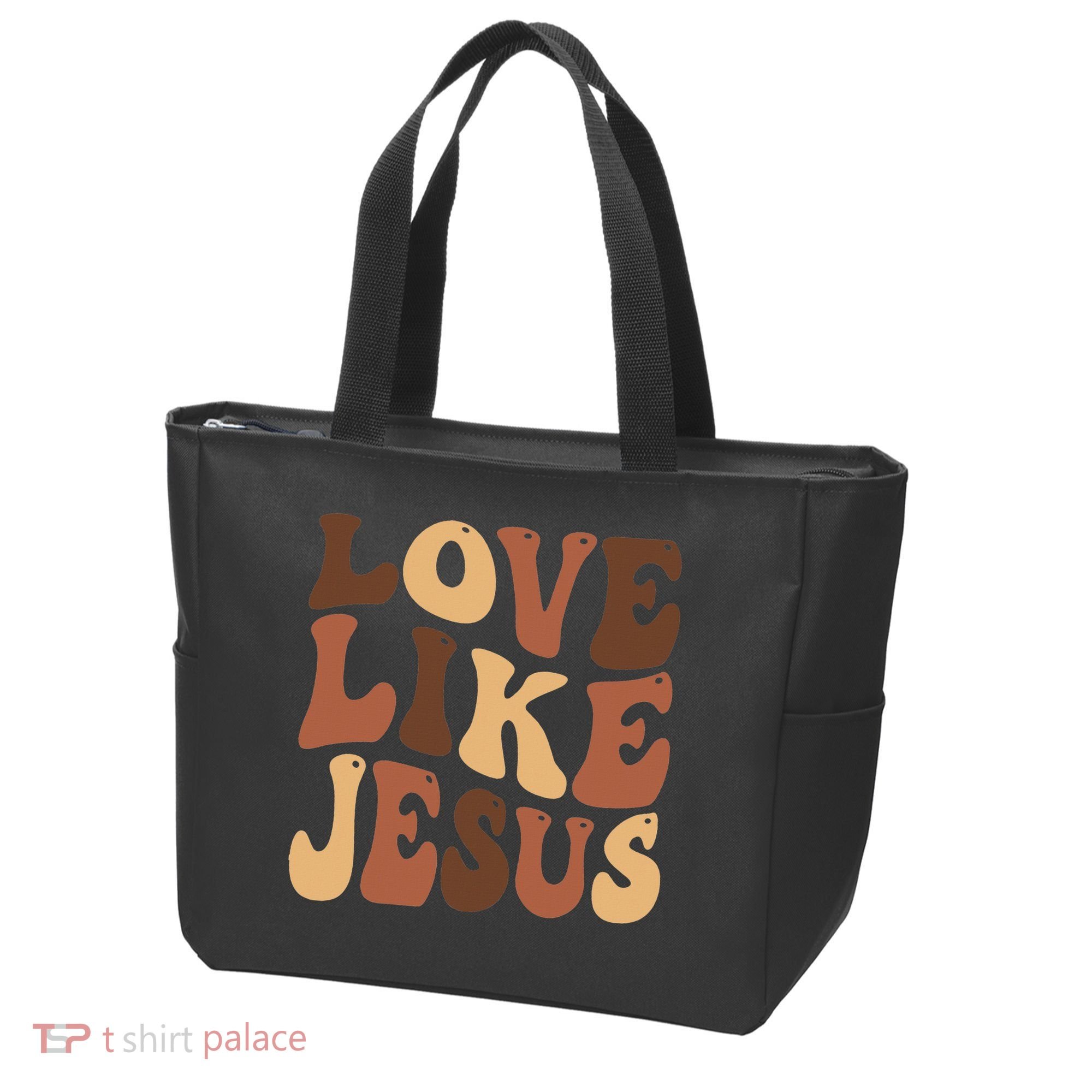 Christian Love Like Jesus Melanin Black History Tote Bag