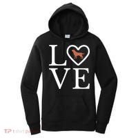 Chocolate Lab Love Valentine's Day Dog Labrador Retriever Gift Women's Hoodie thumb 0