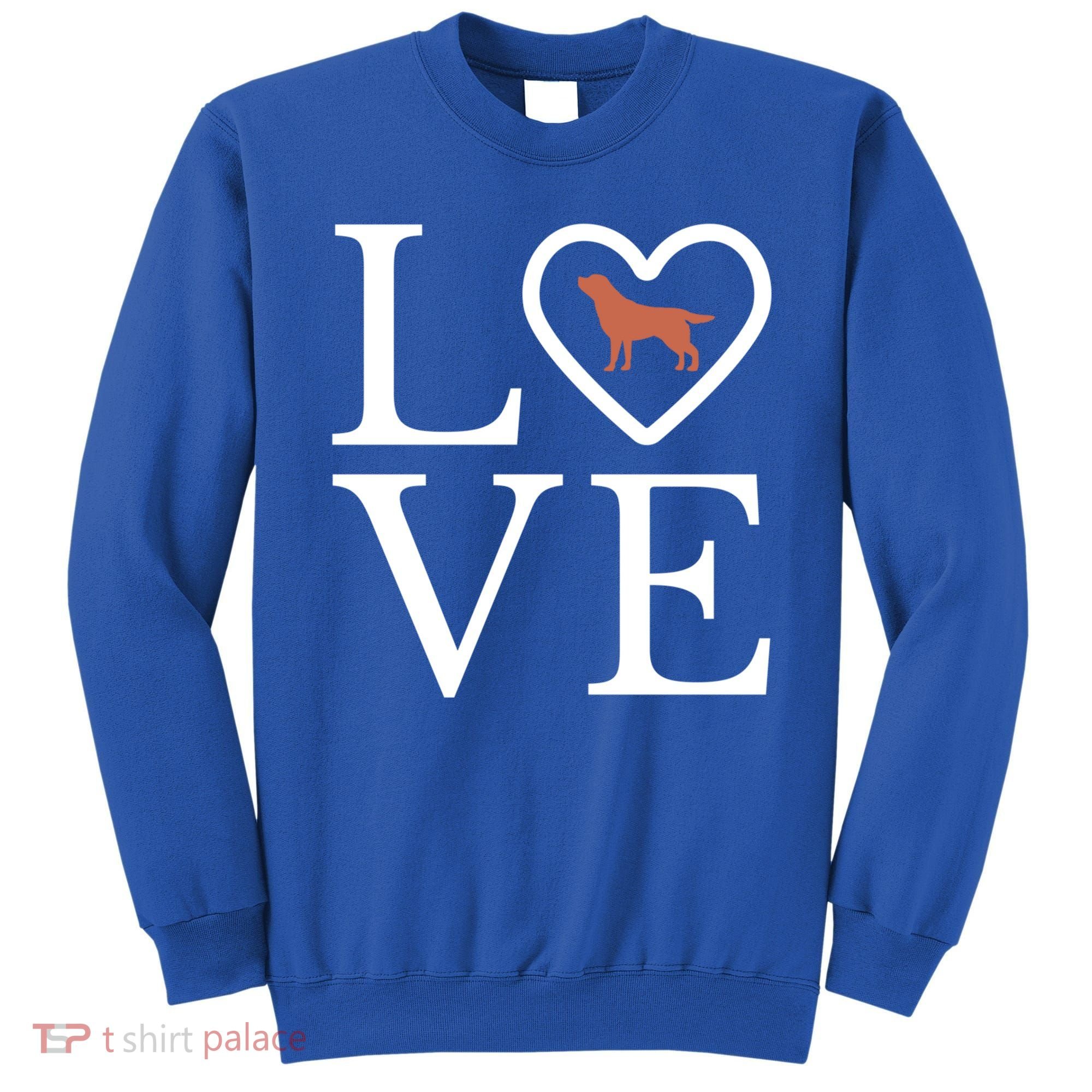 Chocolate Lab Love Valentine's Day Dog Labrador Retriever Gift Sweatshirt