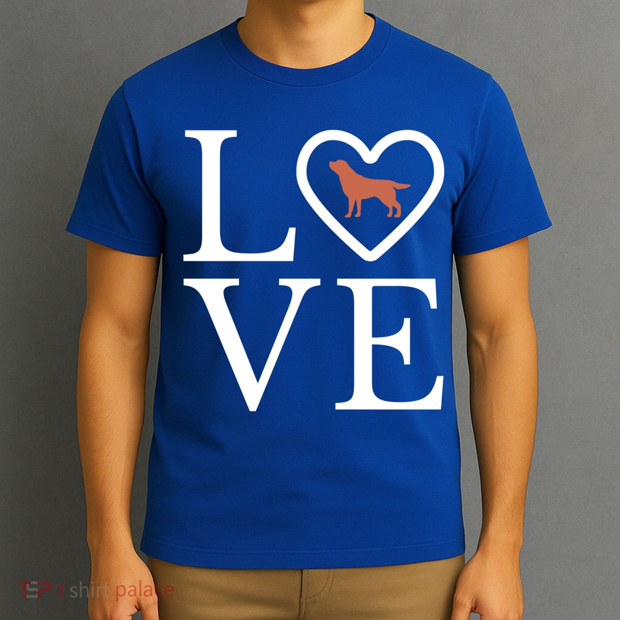 Chocolate Lab Love Valentine's Day Dog Labrador Retriever Gift T-Shirt