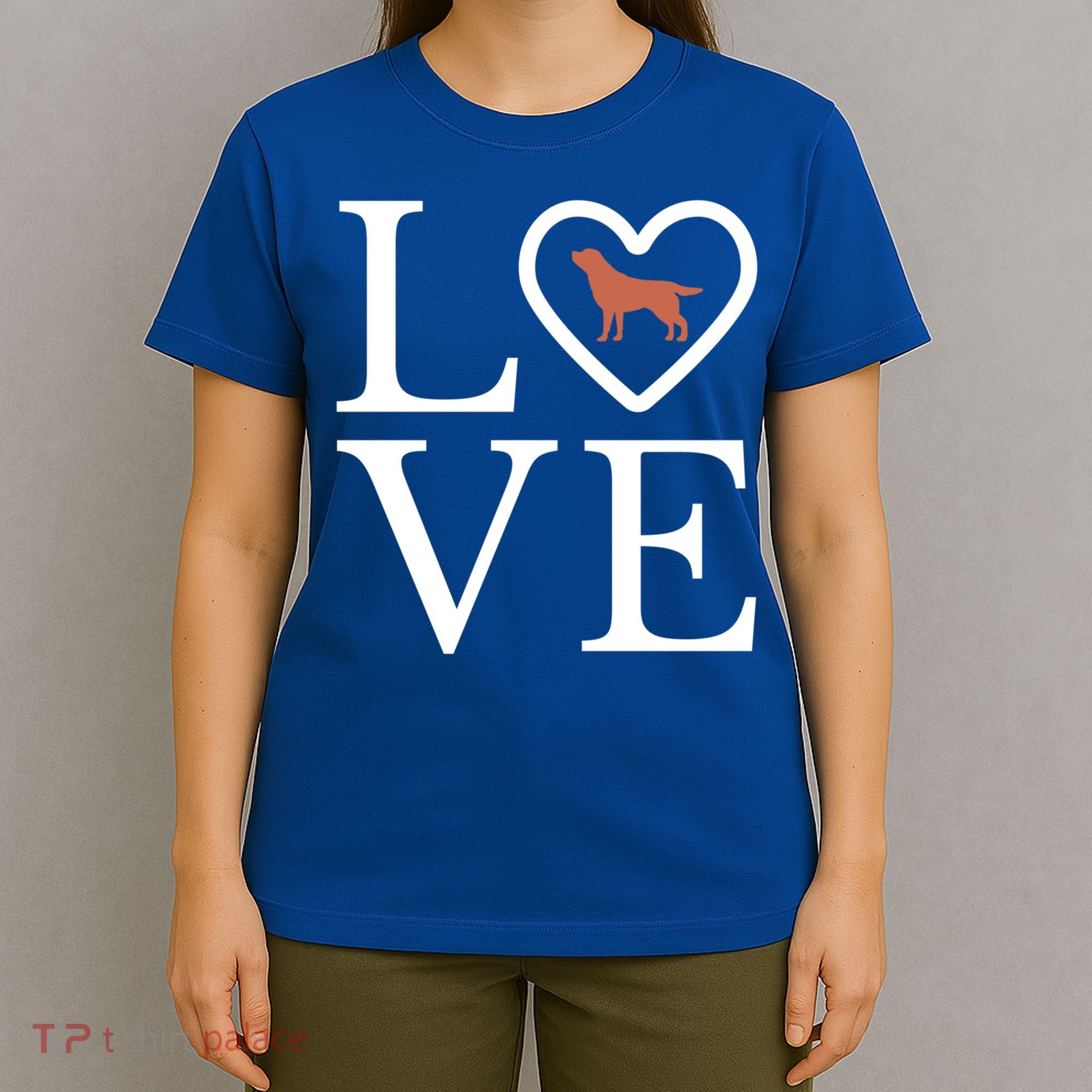 Chocolate Lab Love Valentine's Day Dog Labrador Retriever Gift T-Shirt