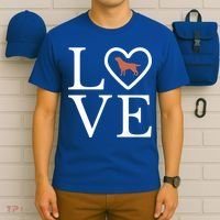 Chocolate Lab Love Valentine's Day Dog Labrador Retriever Gift T-Shirt thumb 6