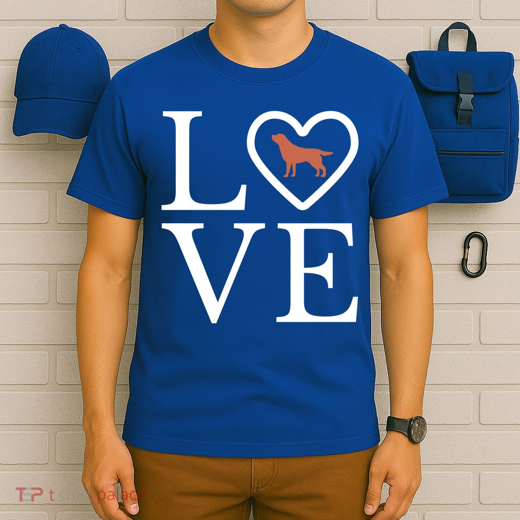 Chocolate Lab Love Valentine's Day Dog Labrador Retriever Gift T-Shirt