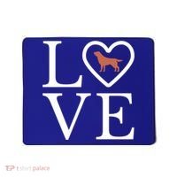 Chocolate Lab Love Valentine's Day Dog Labrador Retriever Gift Mousepad thumb 0