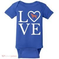 Chocolate Lab Love Valentine's Day Dog Labrador Retriever Gift Baby Bodysuit thumb 0