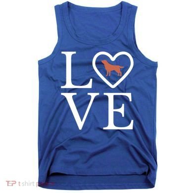 Chocolate Lab Love Valentine's Day Dog Labrador Retriever Gift Tank Top