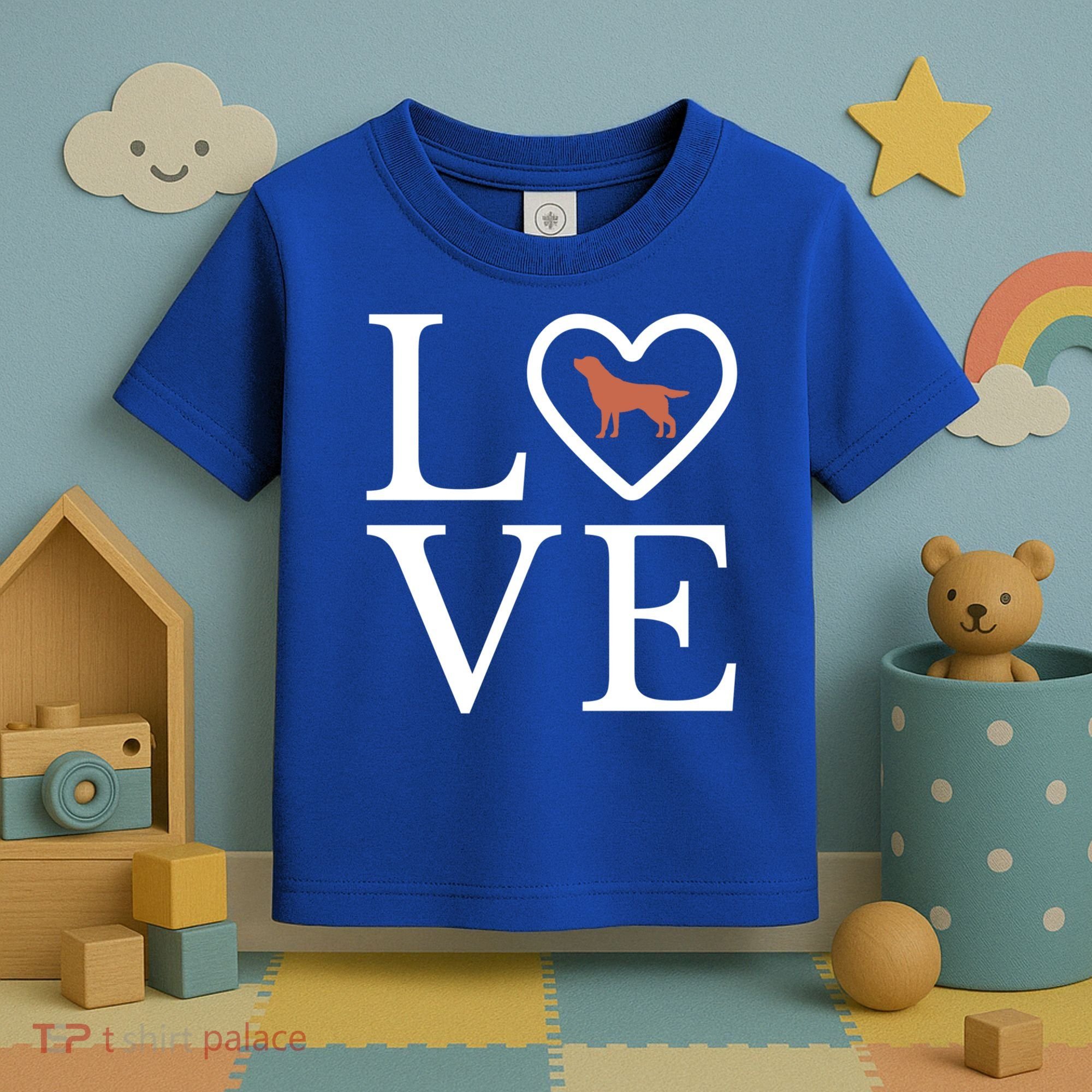 Chocolate Lab Love Valentine's Day Dog Labrador Retriever Gift Toddler T-Shirt