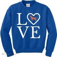 Chocolate Lab Love Valentine's Day Dog Labrador Retriever Gift Kids Sweatshirt thumb 0