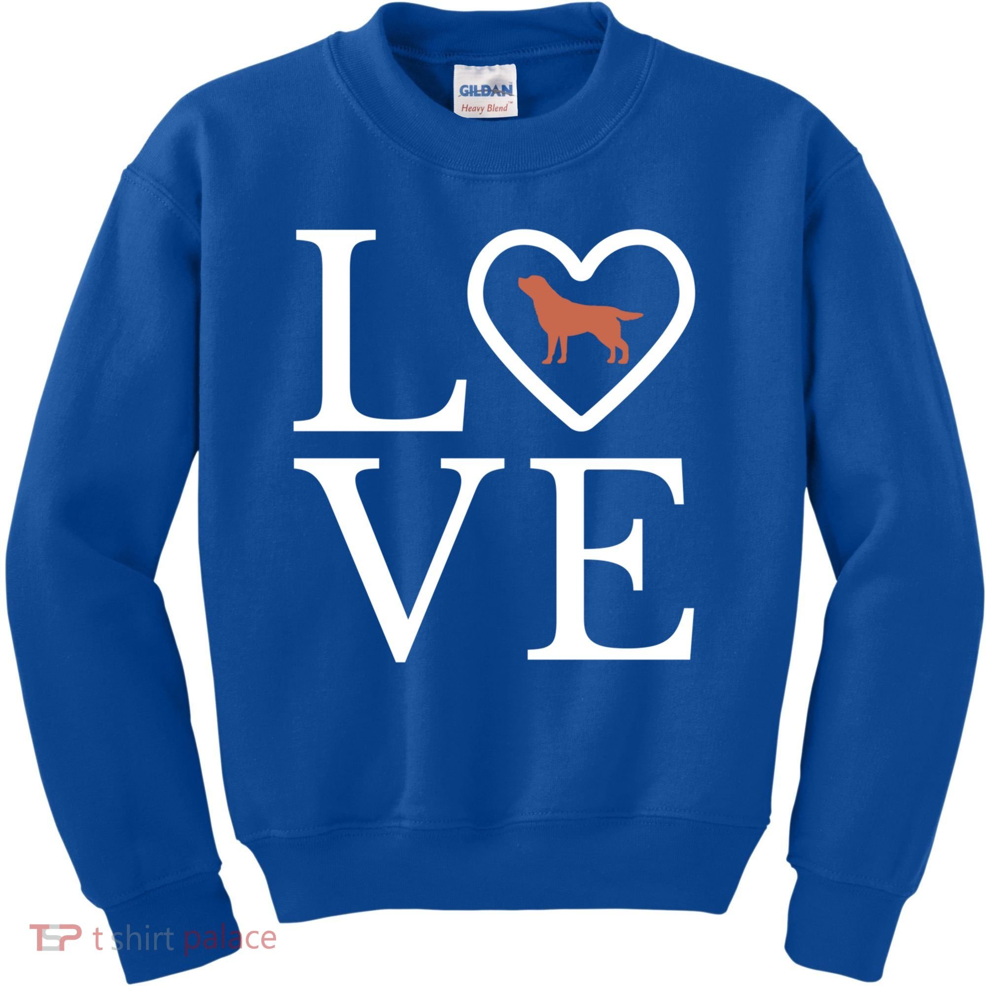 Chocolate Lab Love Valentine's Day Dog Labrador Retriever Gift Kids Sweatshirt