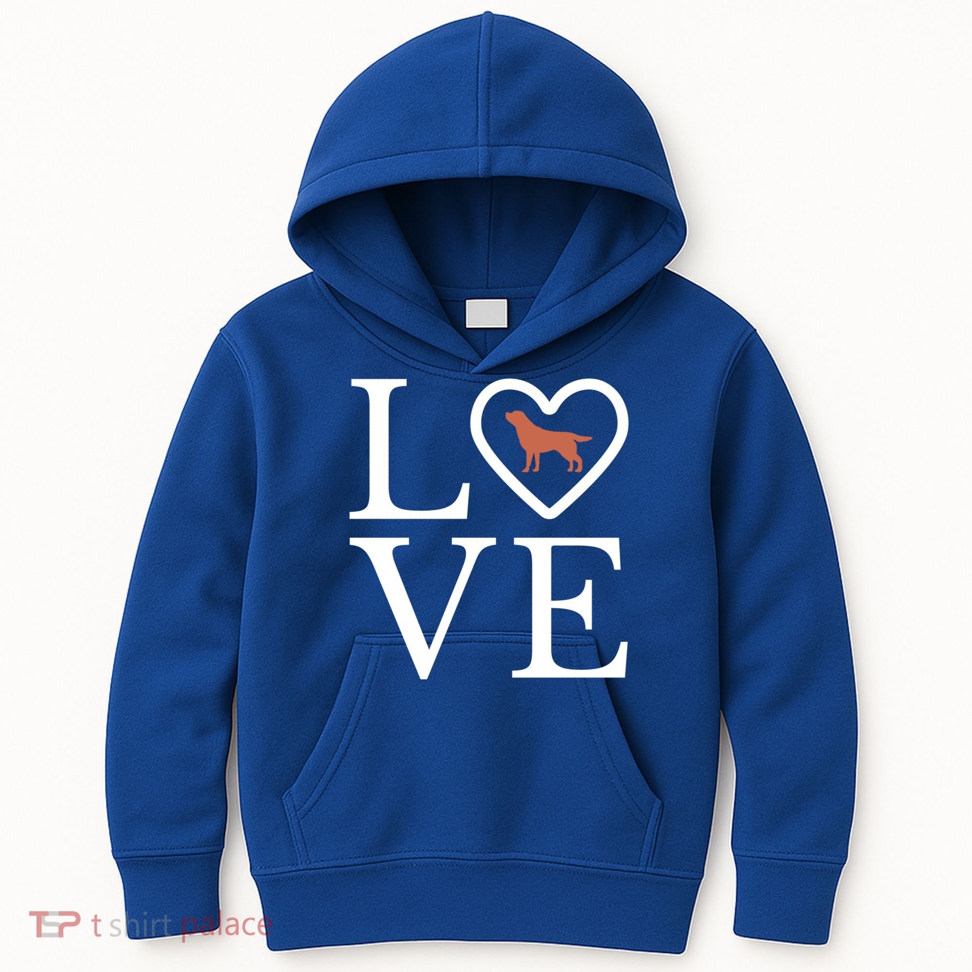 Chocolate Lab Love Valentine's Day Dog Labrador Retriever Gift Kids Hoodie