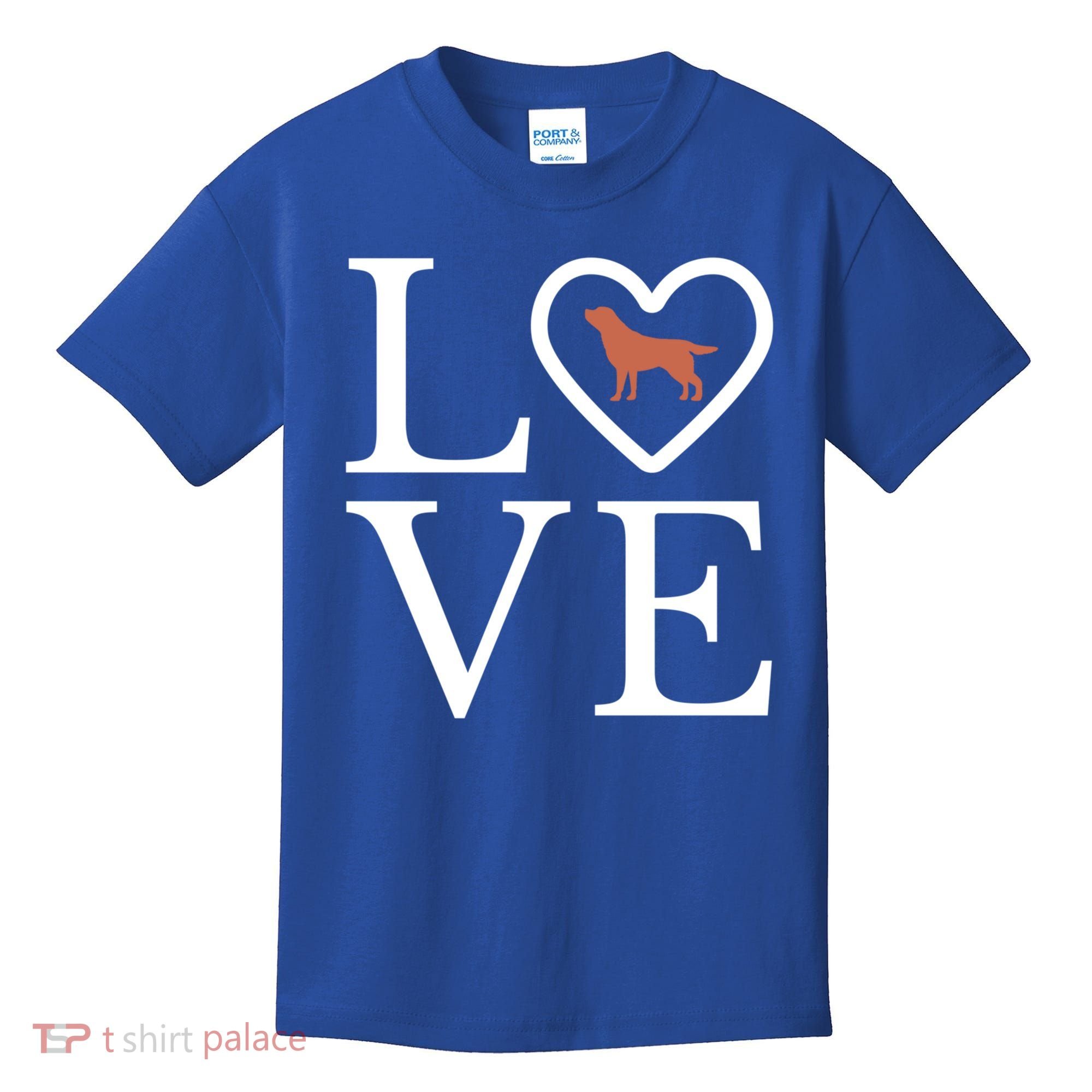 Chocolate Lab Love Valentine's Day Dog Labrador Retriever Gift Kids T-Shirt