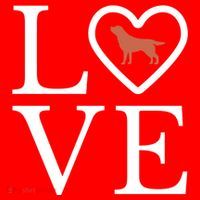Chocolate Lab Love Valentine's Day Dog Labrador Retriever Gift Santa Hat thumb 1