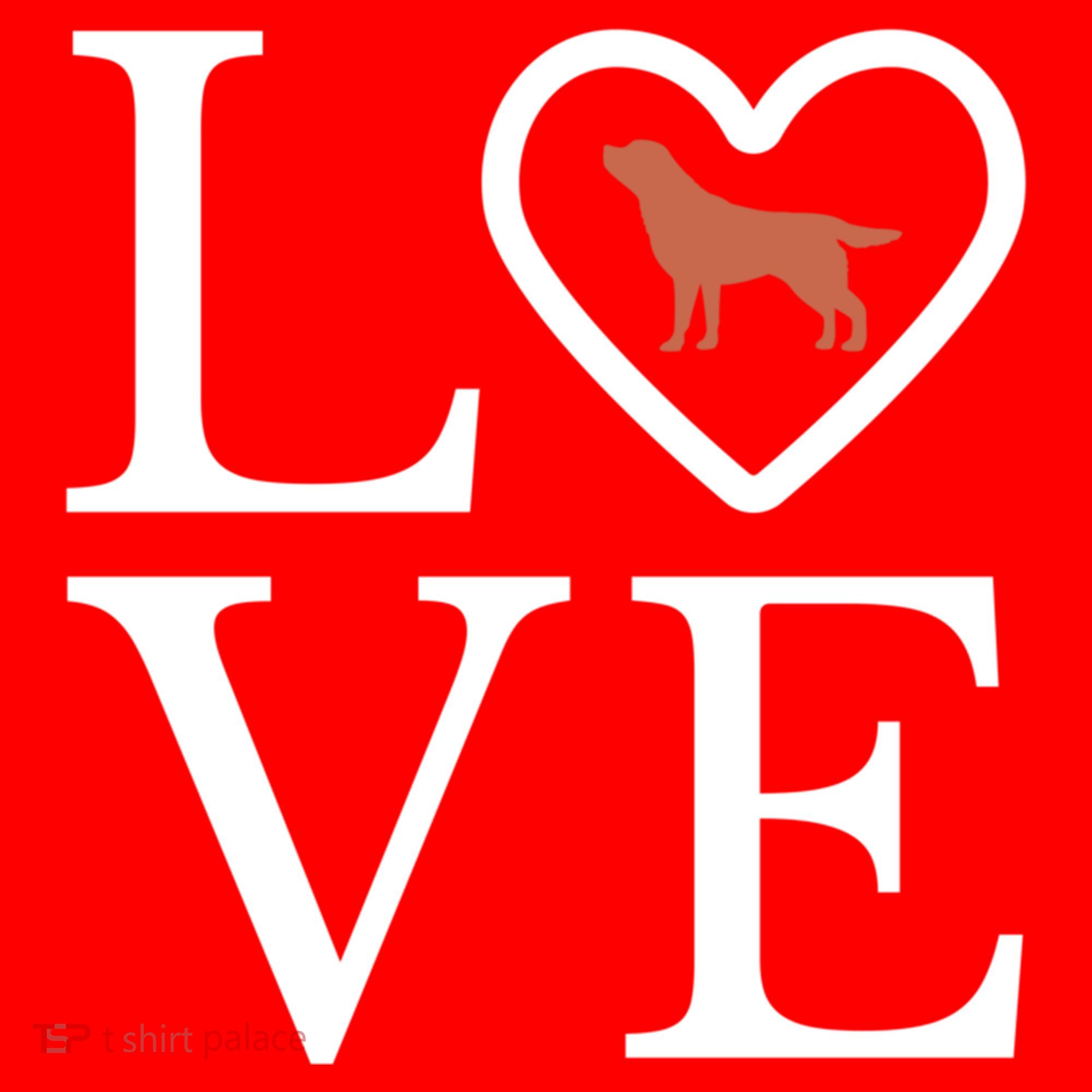 Chocolate Lab Love Valentine's Day Dog Labrador Retriever Gift Santa Hat