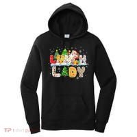 Cute Lunch Lady Funny Christmas Tree Santa Family Xmas Gifts Women's Hoodie thumb 0