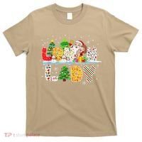 Cute Lunch Lady Funny Christmas Tree Santa Family Xmas Gifts T-Shirt thumb 0