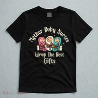 Christmas L&D Labor Mother Baby Nurses Wrap the Best Gifts T-Shirt thumb 5