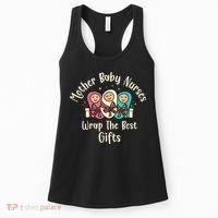 Christmas L&D Labor Mother Baby Nurses Wrap the Best Gifts Women's Tank Top thumb 0