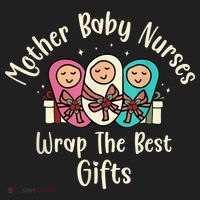 Christmas L&D Labor Mother Baby Nurses Wrap the Best Gifts Hat thumb 2