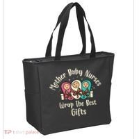 Christmas L&D Labor Mother Baby Nurses Wrap the Best Gifts Tote Bag thumb 2