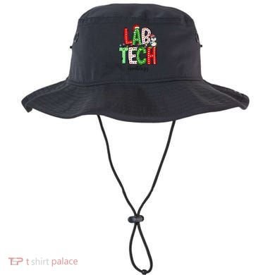 Christmas Lights Lab Tech Santa Hat Laboratory Xmas Lights Bucket Hat
