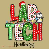 Christmas Lights Lab Tech Santa Hat Laboratory Xmas Lights Sweatshirt thumb 2