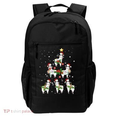 Christmas Llama - Llama_s Christmas Tree Backpack