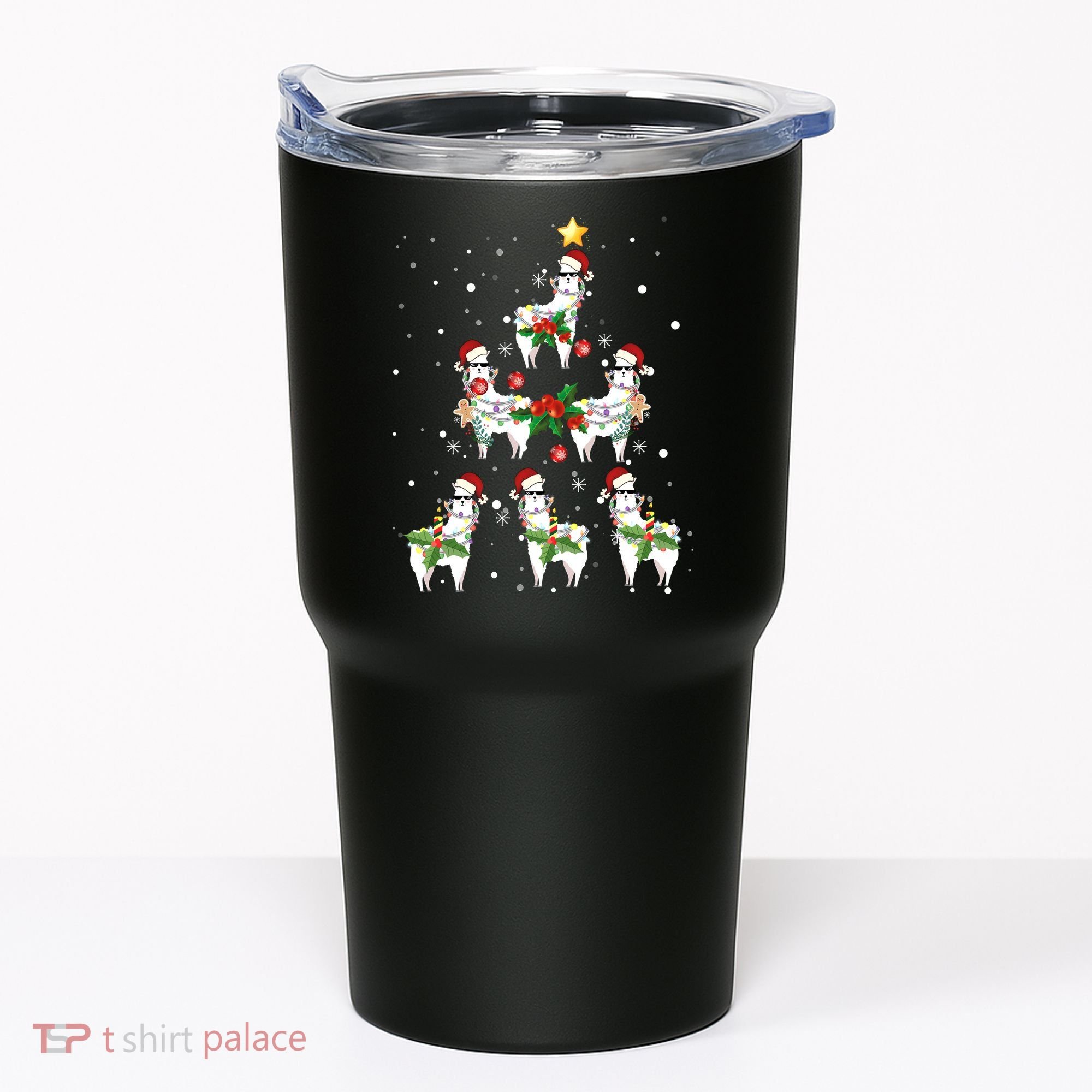 Christmas Llama - Llama_s Christmas Tree Tumbler