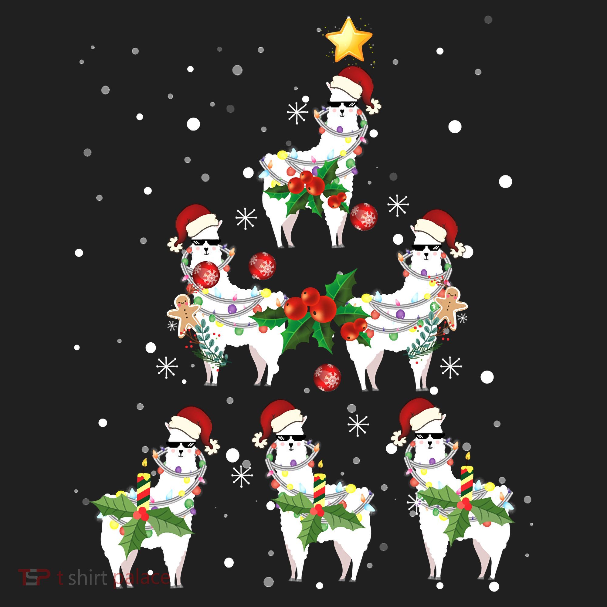 Christmas Llama - Llama_s Christmas Tree Tumbler