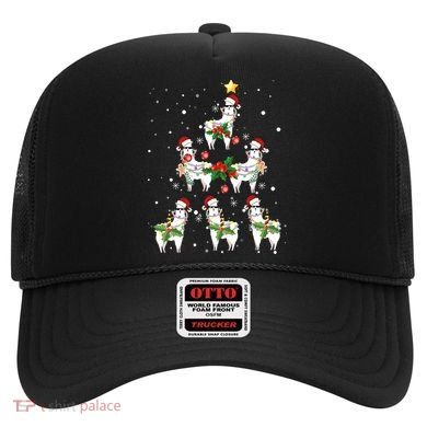 Christmas Llama - Llama_s Christmas Tree Hat