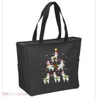 Christmas Llama - Llama_s Christmas Tree Tote Bag thumb 2